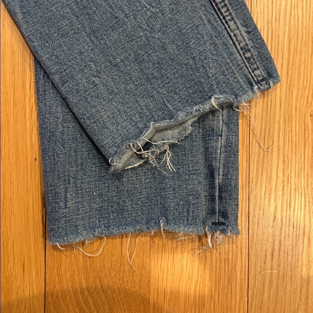 Abercrombie Jeans Curve Love Ankle Straight Ultra High Size 00 - Picture 4 of 7